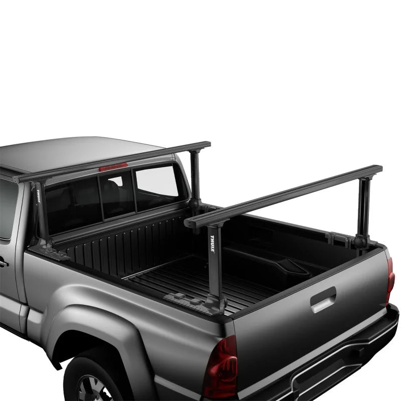 Thule Xsporter Pro Multi-Height Aluminum Truck Rack w/Load Stops & Locks - Black - Installation View