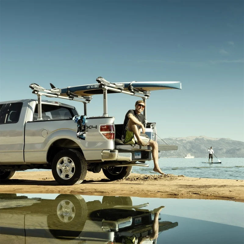 Thule Xsporter Pro Multi-Height Aluminum Truck Rack w/Load Stops & Locks - Black - Additional View 5