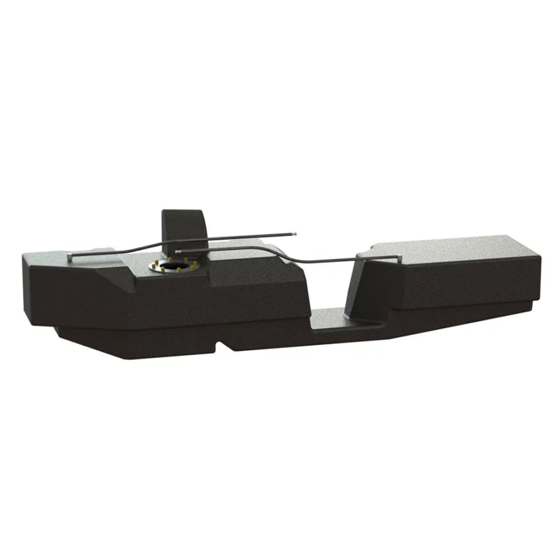 Titan Fuel Tanks 01-10 GM 2500/3500 Duramax Crew Cab Short Bed 52 Gallon XXL Mid-Ship Fuel Tank - Back View