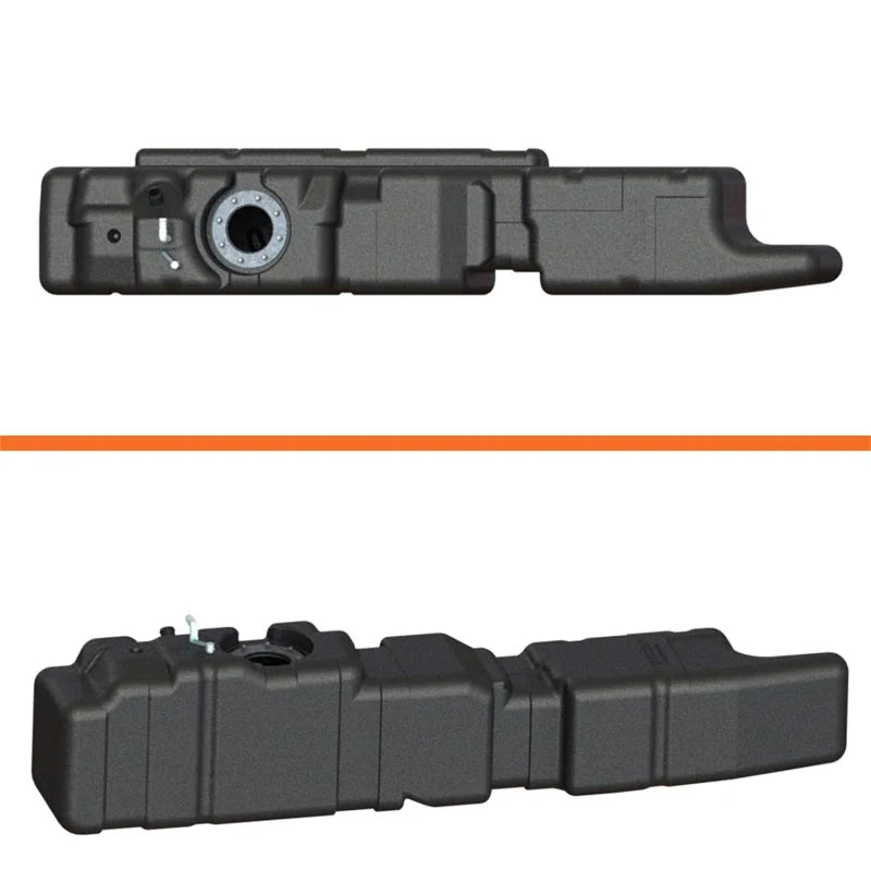 Titan Fuel Tanks 11-16 Ford F-250/F-350 PowerStroke Crew Cab Long Bed 65 Gallon XXL Mid-Ship Tank - Installation View