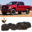 Load image into Gallery viewer, Titan Fuel Tanks 17-24 Ford F-250/F-350 PowerStroke Crew Cab Short Bed 55 Gallon XXL Mid-Ship Tank - Side View