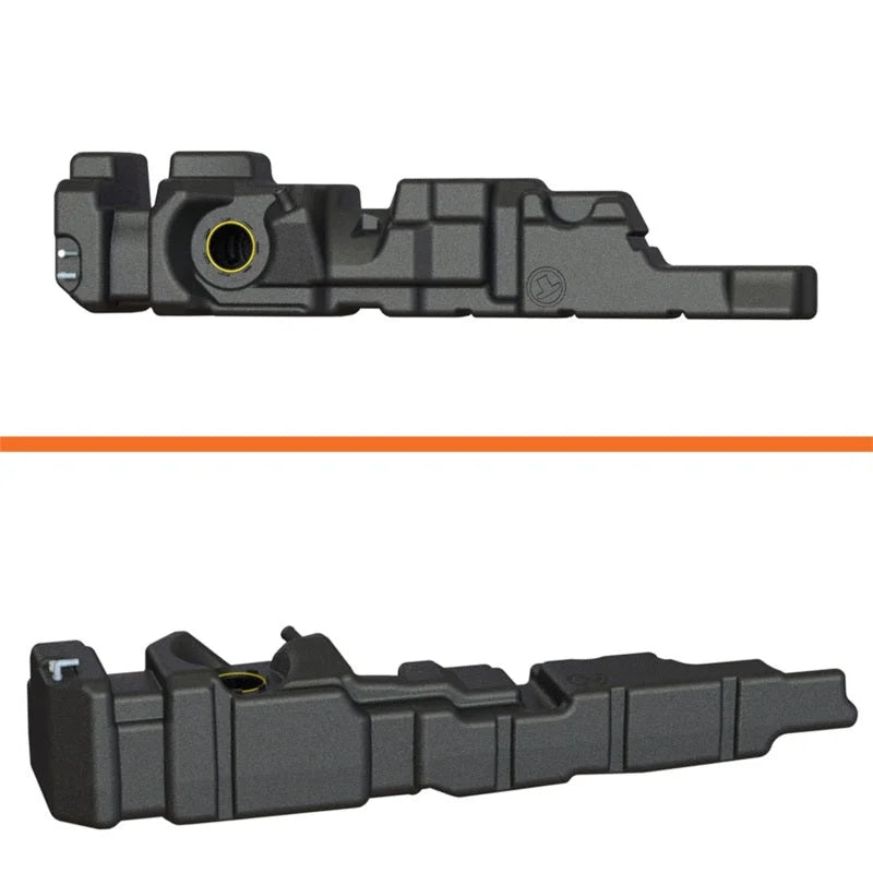 Titan Fuel Tanks 19-24 GM 1500 Duramax Crew Cab Short/Standard Bed 46 Gallon XXL Mid-Ship Fuel Tank - Installation View