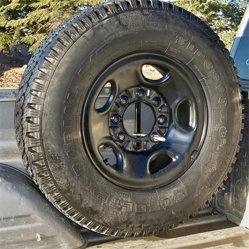 Titan Fuel Tanks Universal Spare Tire Buddy Mounting System - Back View