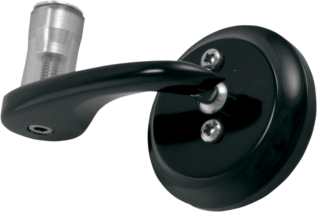 Todd's Cycle Bar-End Mirror - Black - Right - Side View