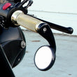 Load image into Gallery viewer, Todd's Cycle Bar-End Mirror - Black - Right - Back View