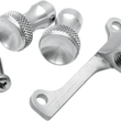 Load image into Gallery viewer, Todd's Cycle Enrichener Cable Relocation Bracket Kit with Knobs - Mikuni - Chrome - Main Product View