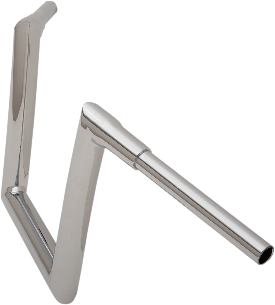 Todd's Cycle Handlebar - 1-1/2" Strip - 10" - Chrome - Side View