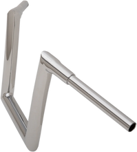 Load image into Gallery viewer, Todd's Cycle Handlebar - 1-1/2" Strip - 10" - Chrome - Side View