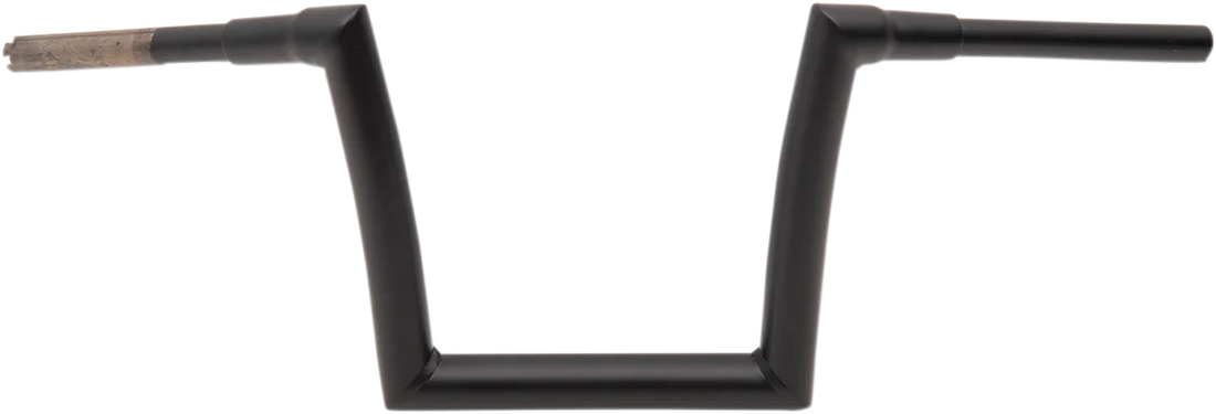 Todd's Cycle Handlebar - 1-1/2" Strip - 10" - Flat Black - Side View