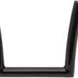 Load image into Gallery viewer, Todd's Cycle Handlebar - 1-1/2" Strip - 10" - Gloss Black - Side View