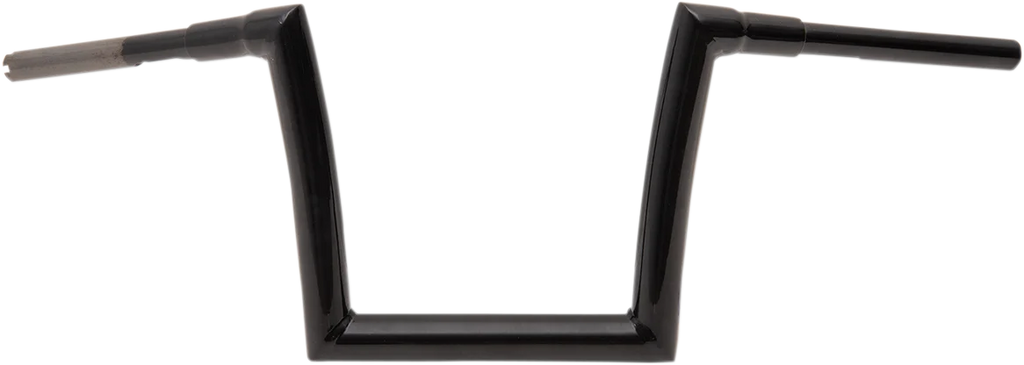 Todd's Cycle Handlebar - 1-1/2" Strip - 10" - Gloss Black - Side View