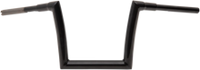 Load image into Gallery viewer, Todd's Cycle Handlebar - 1-1/2" Strip - 10" - Gloss Black - Side View