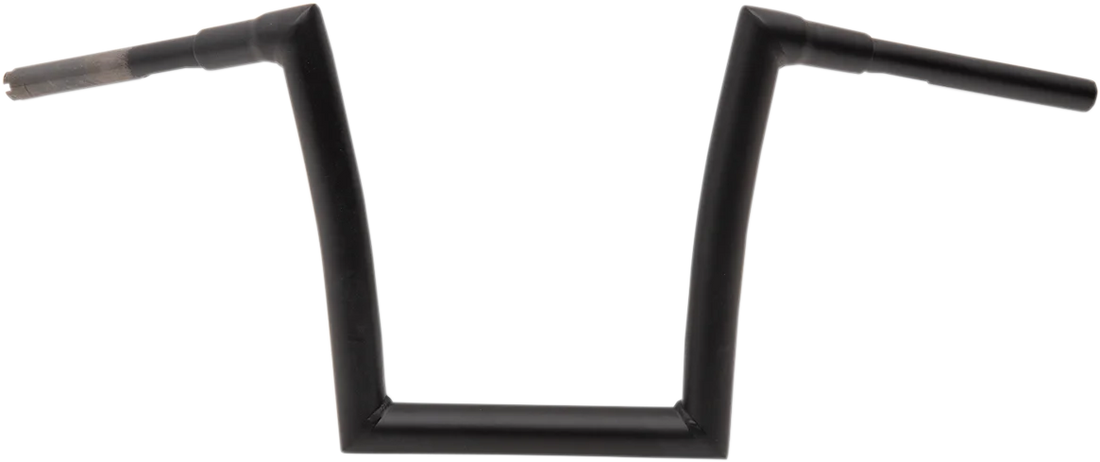 Todd's Cycle Handlebar - 1-1/2" Strip - 12" - Flat Black - Side View