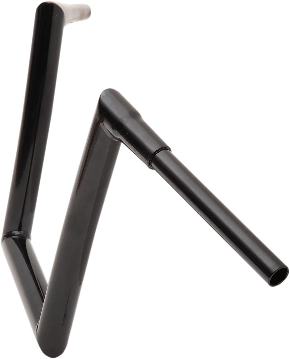 Todd's Cycle Handlebar - 1-1/2" Strip - 12" - Gloss Black - Side View