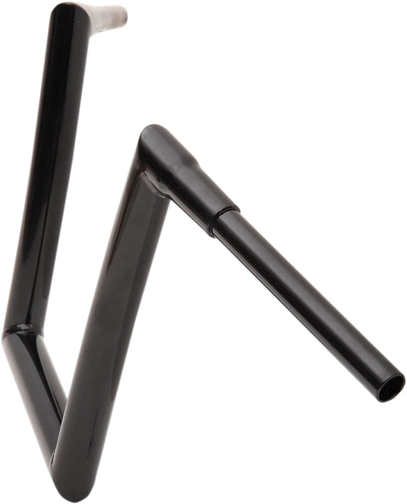 Todd's Cycle Handlebar - 1-1/2" Strip - 12" - Gloss Black - Side View