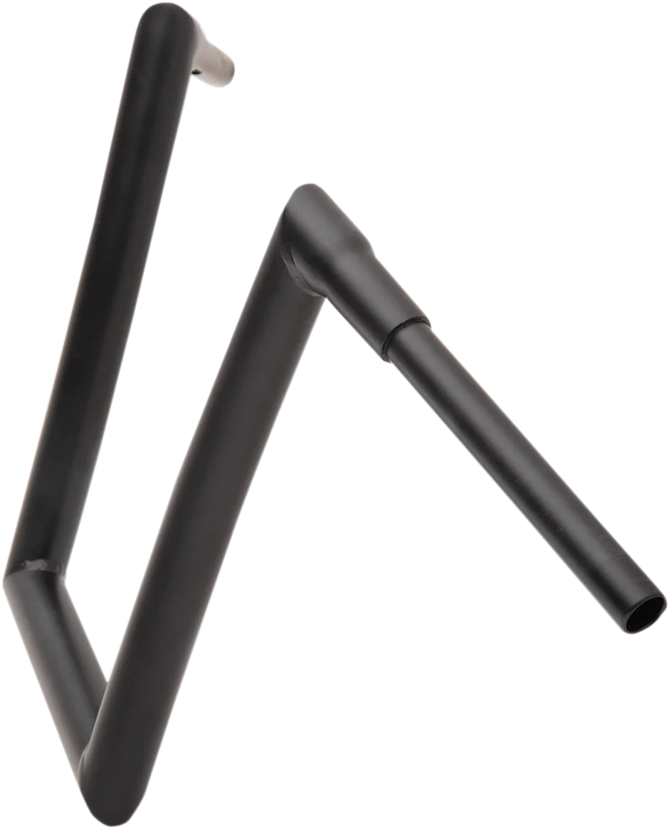 Todd's Cycle Handlebar - 1-1/2" Strip - 14" - Flat Black - Side View