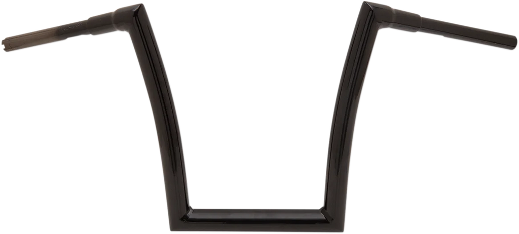 Todd's Cycle Handlebar - 1-1/2" Strip - 14" - Gloss Black - Side View