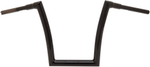 Load image into Gallery viewer, Todd's Cycle Handlebar - 1-1/2" Strip - 14" - Gloss Black - Side View