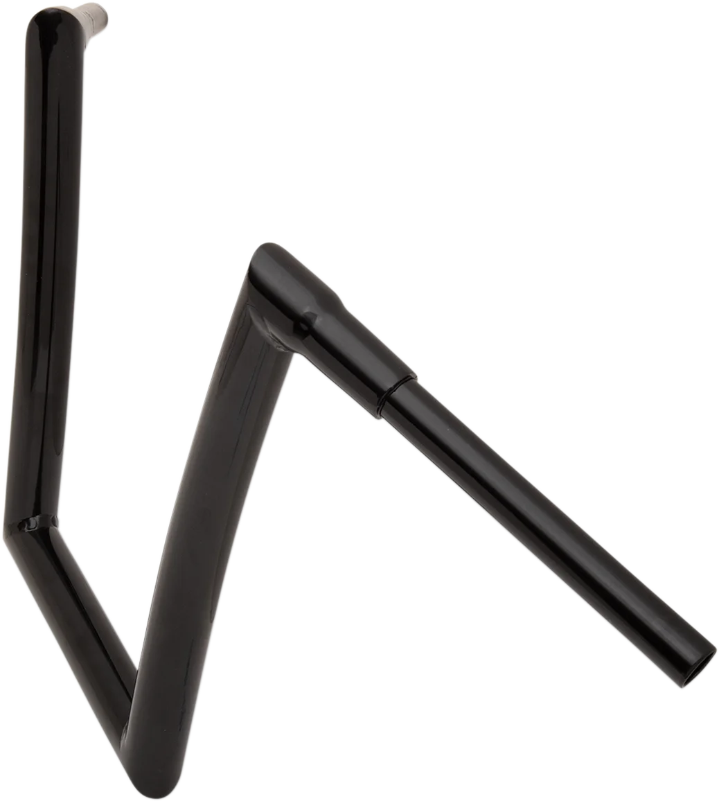 Todd's Cycle Handlebar - 1-1/2" Strip - 14" - Gloss Black - Back View