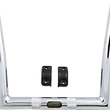 Load image into Gallery viewer, Todd's Cycle Handlebar - 10" - Chrome - Back View