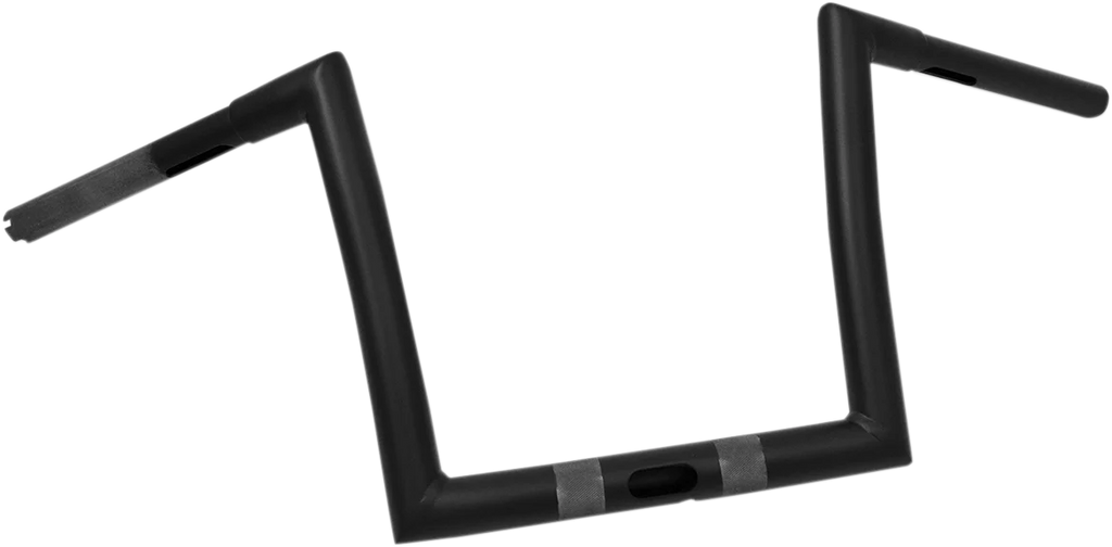 Todd's Cycle Handlebar - 10" - Flat Black - Side View