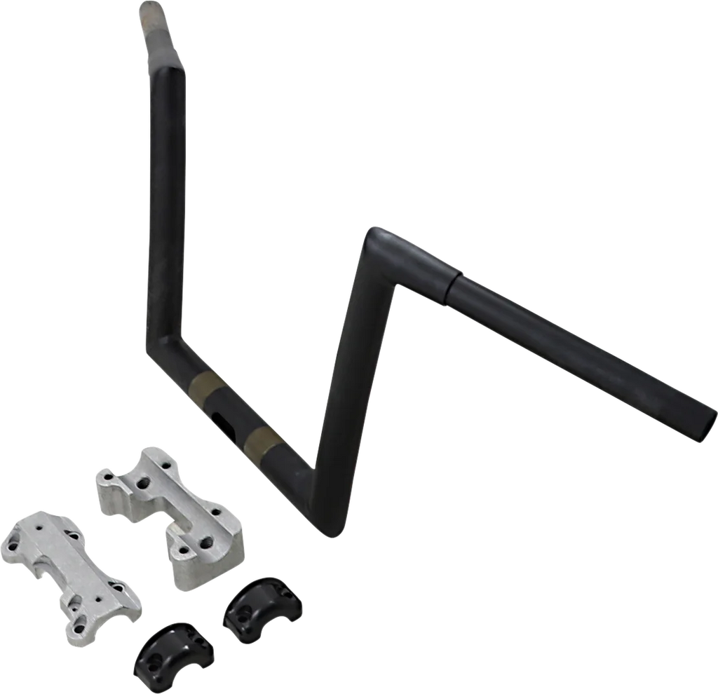 Todd's Cycle Handlebar - 10" - Flat Black - Installation View