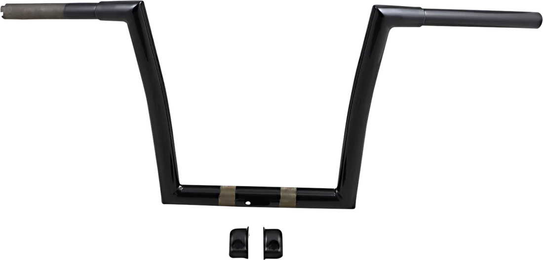 Todd's Cycle Handlebar - 12" - Black - Back View