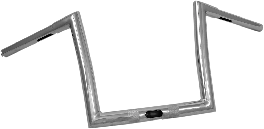 Todd's Cycle Handlebar - 12" - Chrome - Side View