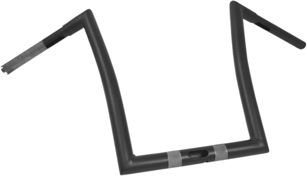 Todd's Cycle Handlebar - 12" - Flat Black - Side View