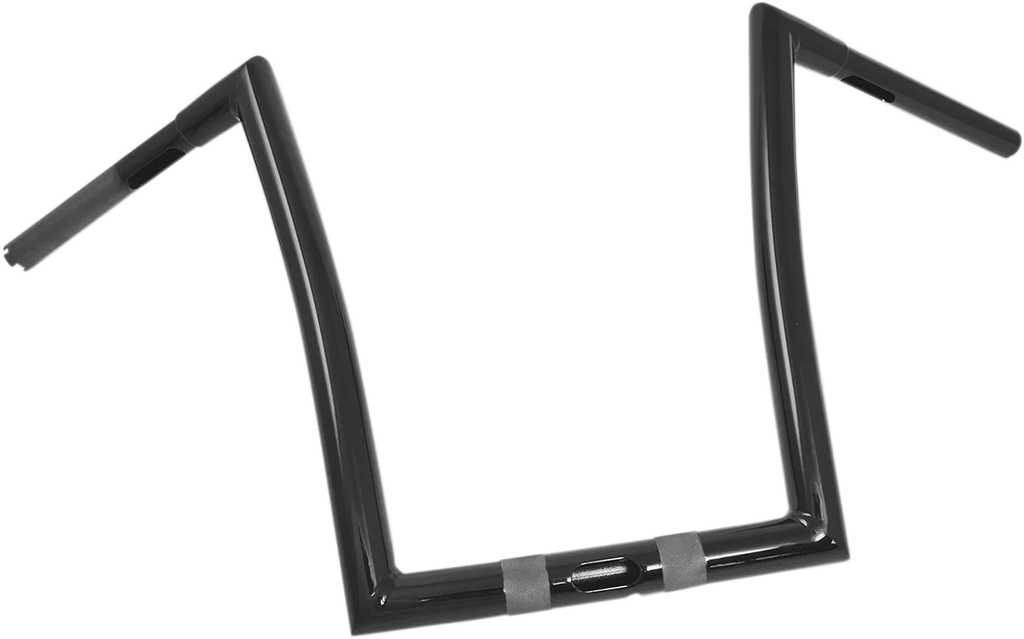 Todd's Cycle Handlebar - 14" - Black - Side View