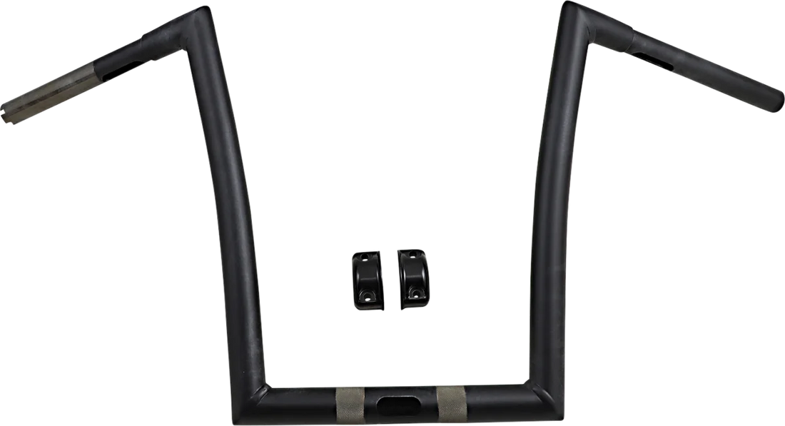 Todd's Cycle Handlebar - 14" - Flat Black - Back View