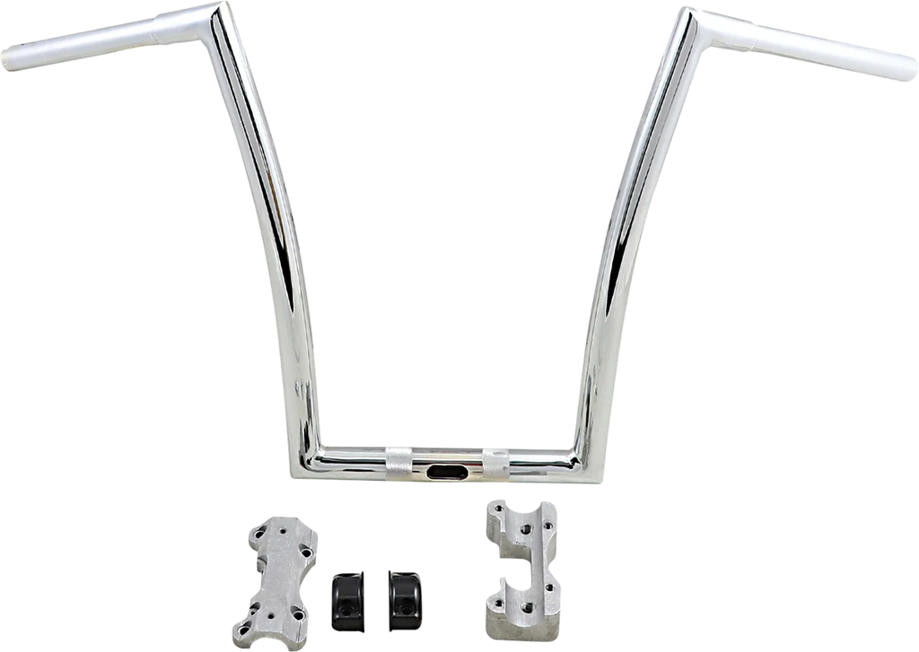 Todd's Cycle Handlebar - 17" - Chrome - Back View