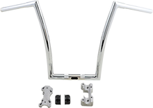 Load image into Gallery viewer, Todd's Cycle Handlebar - 17" - Chrome - Back View