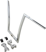 Load image into Gallery viewer, Todd's Cycle Handlebar - 17" - Chrome - Installation View