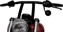 Load image into Gallery viewer, Todd's Cycle Handlebar - Backline Club - 9" - Black - Back View