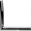 Load image into Gallery viewer, Todd's Cycle Handlebar - Strip - 12" - Chrome - Side View