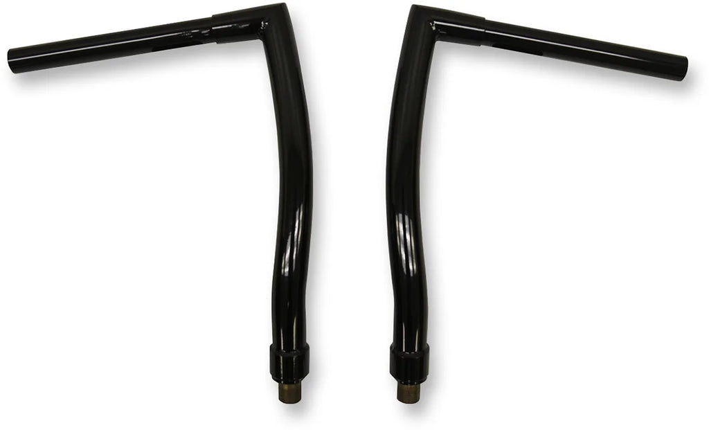Todd's Cycle Handlebar - Strip - FXS - 1-1/4" - 14" Rise - OEM Top Tree - Black - Main Product View