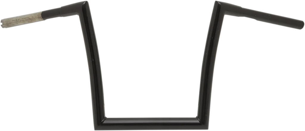 Todd's Cycle Handlebar - Strip - Fat Bobber - 1-1/4" - 12" Rise - Black - Main Product View