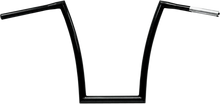 Load image into Gallery viewer, Todd's Cycle Handlebar - Strip - Fat Bobber - 1-1/4" - 12" Rise - Black - Side View