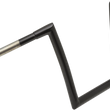 Load image into Gallery viewer, Todd's Cycle Handlebar - Strip - Fat Bobber - 1-1/4" - 12" Rise - Black - Back View