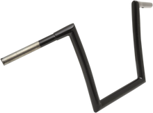 Load image into Gallery viewer, Todd's Cycle Handlebar - Strip - Fat Bobber - 1-1/4" - 12" Rise - Black - Back View
