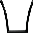 Load image into Gallery viewer, Todd's Cycle Handlebar - Strip - Fat Bobber - 1-1/4" - 17" Rise - Black - Main Product View