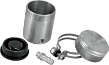 Load image into Gallery viewer, Todd's Cycle Master Cylinder Reservoir - Universal - Black - Side View
