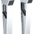 Load image into Gallery viewer, Todd's Cycle Risers - 1-1/8" Clamping - 8" Rise - Chrome - Main Product View