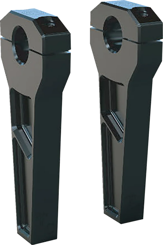 Todd's Cycle Risers - 1" Clamping - 6" Rise - Black - Main Product View