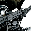 Load image into Gallery viewer, Todd's Cycle Risers - Bone - 1" - Black - Side View