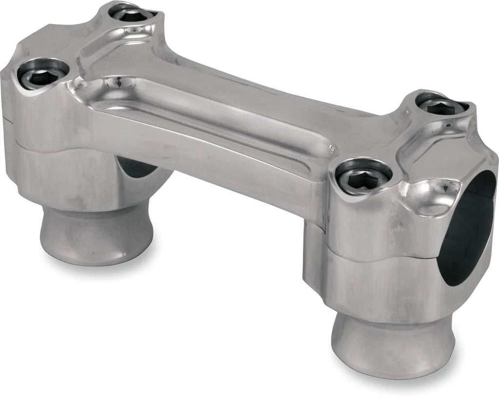 Todd's Cycle Risers - Bone - 1" - Black - Detail View