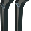 Load image into Gallery viewer, Todd's Cycle Risers - Pullback - 1-1/8" Clamping - 10" Rise - Black - Main Product View