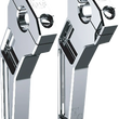 Load image into Gallery viewer, Todd's Cycle Risers - Pullback - 1-1/8" Clamping - 6" Rise - Chrome - Main Product View