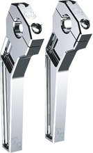 Load image into Gallery viewer, Todd's Cycle Risers - Pullback - 1-1/8" Clamping - 8" Rise - Chrome - Main Product View